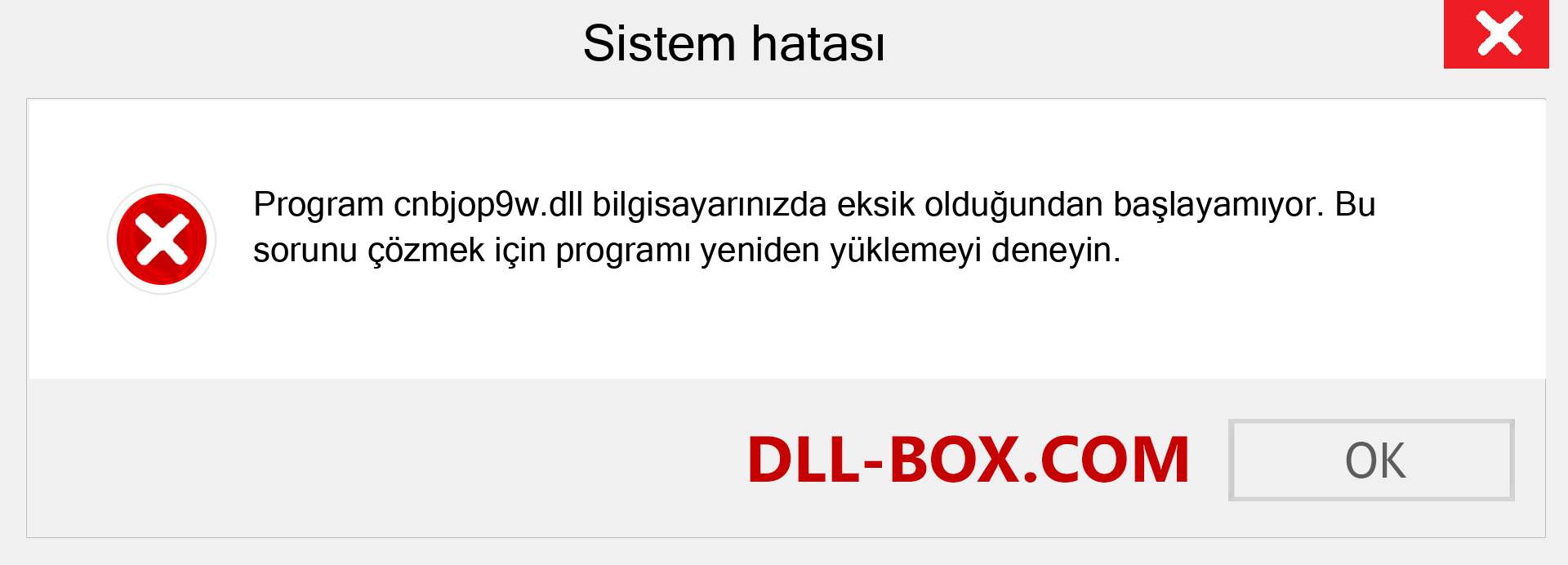 cnbjop9w.dll dosyası eksik mi? Windows 7, 8, 10 için İndirin - Windows'ta cnbjop9w dll Eksik Hatasını Düzeltin, fotoğraflar, resimler